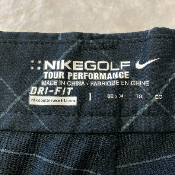 NWOT Nike Golf Tour Performance Dri-Fit Golf Navy Pants Size 38 x 34 - Picture 4 of 10